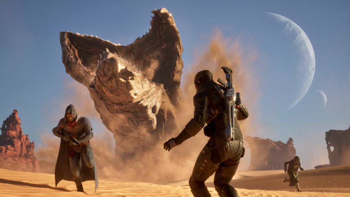 Dune: Awakening is a bit more &ldquo;like a Dune survival RPG&rdquo; than a full MMO, with multiplayer driving “that feeling of the universe being alive&rdquo;